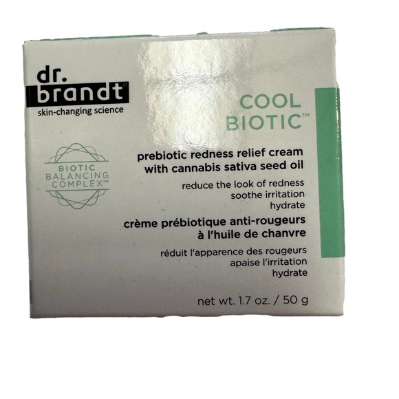 Dr. Brandt Cool Biotic Prebiotic Redness Relief Cream 1.7 oz Hydrates Soothes - Picture 4 of 12